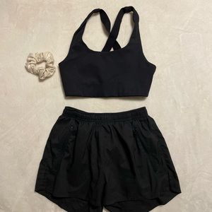 Girlfriend Collective Sports Bra and Shorts